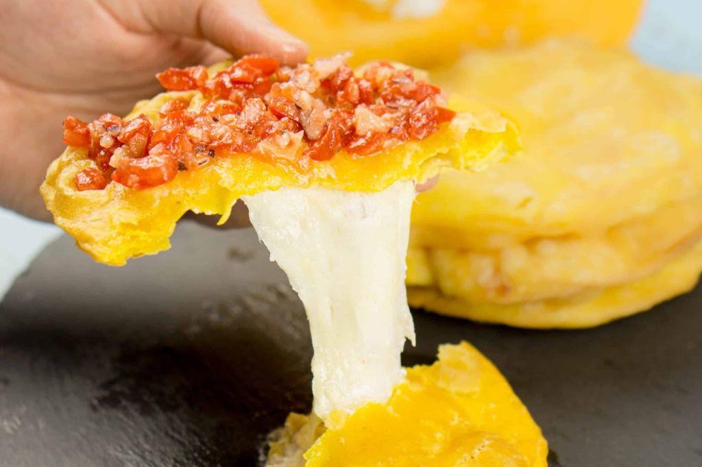Savory Pumpkin Sopaipillas with Cheese Dip