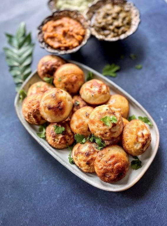 Savory Spinach and Feta Ebelskiver
