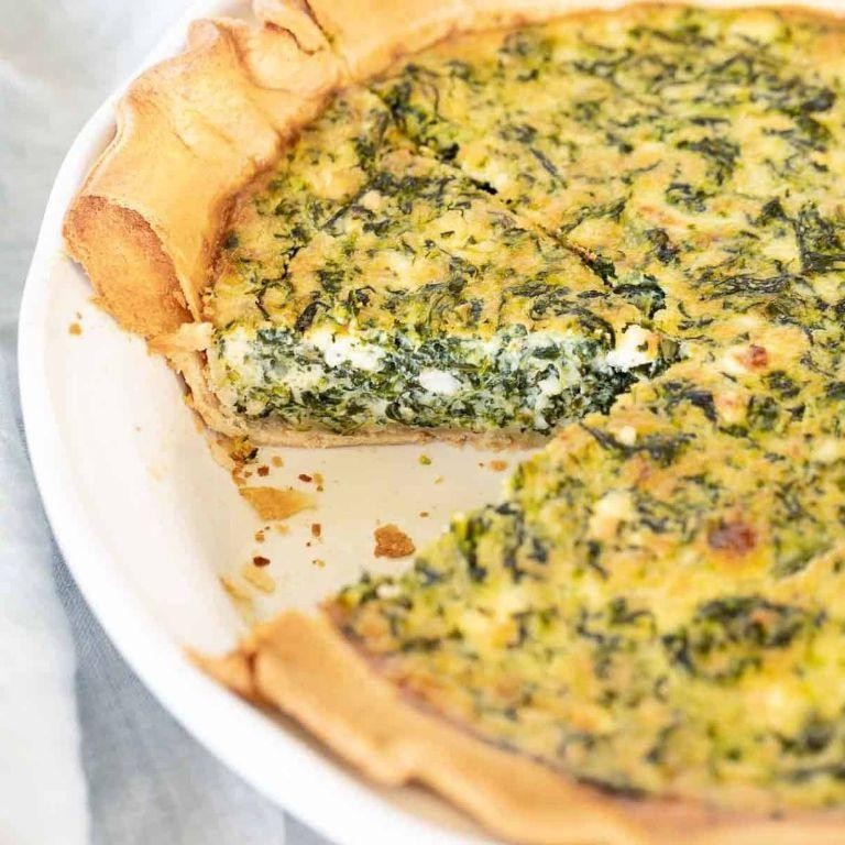 Savory Spinach and Feta Quiche