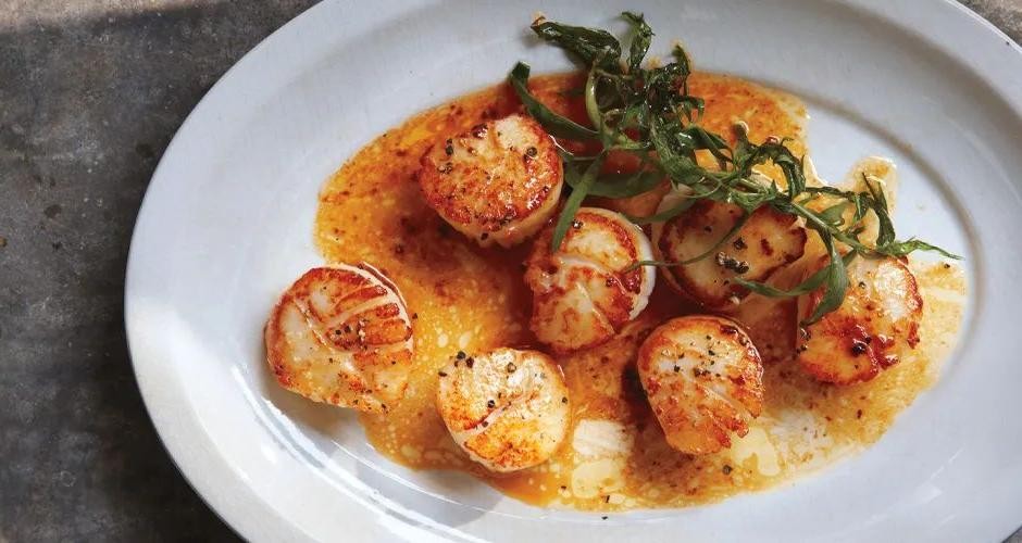 Scallops with Brown Butter and Sage