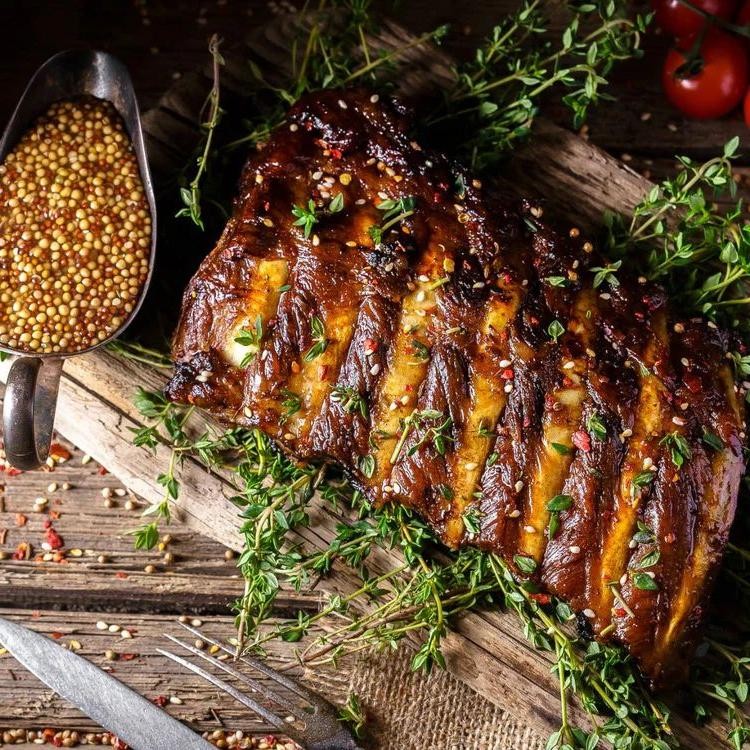 Scotch Bonnet Pineapple Glazed Ribs