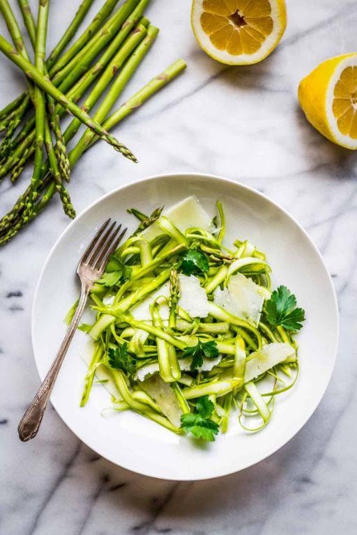 Shaved Asparagus Salad with Lemon and Pecorino