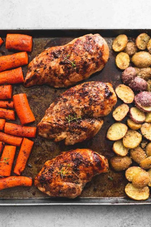 Sheet Pan Chicken Breast and Potatoes