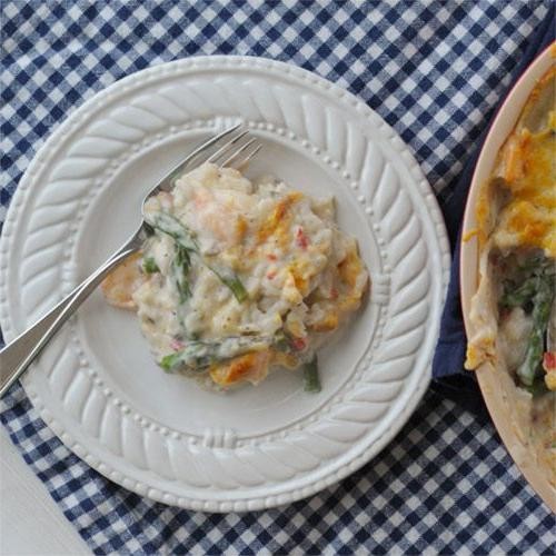 Shrimp and Asparagus Casserole