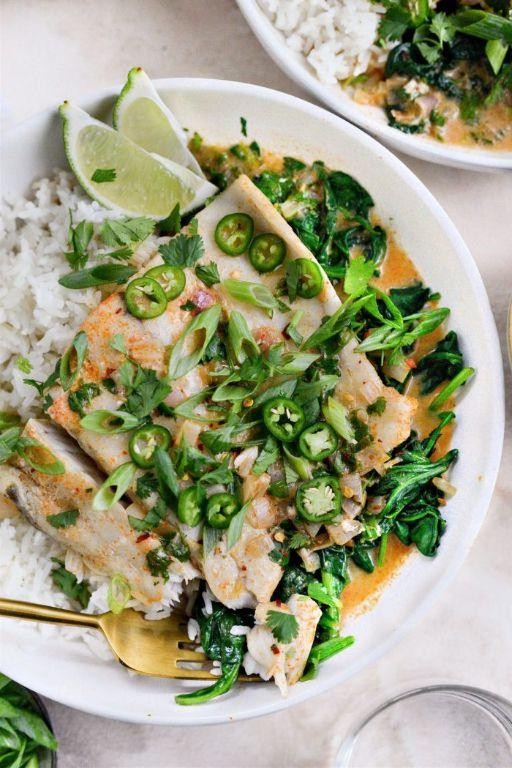 Shrimp and Barramundi Coconut Curry