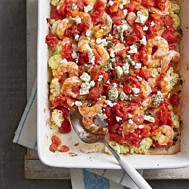 Shrimp and Cauliflower Casserole