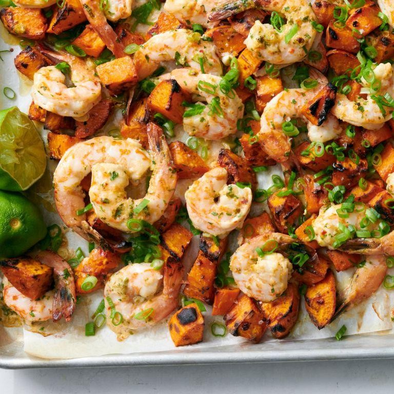 Shrimp and Sweet Potato Casserole