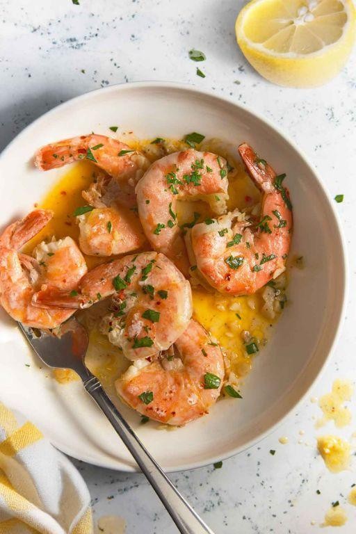 Silver-infused Garlic Butter Shrimp
