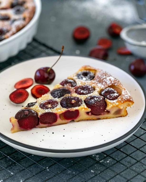 Simple Cherry Clafoutis