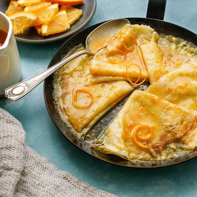 Simple Crêpes Suzette