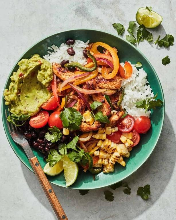 Single-Serving Chicken Fajita Bowl