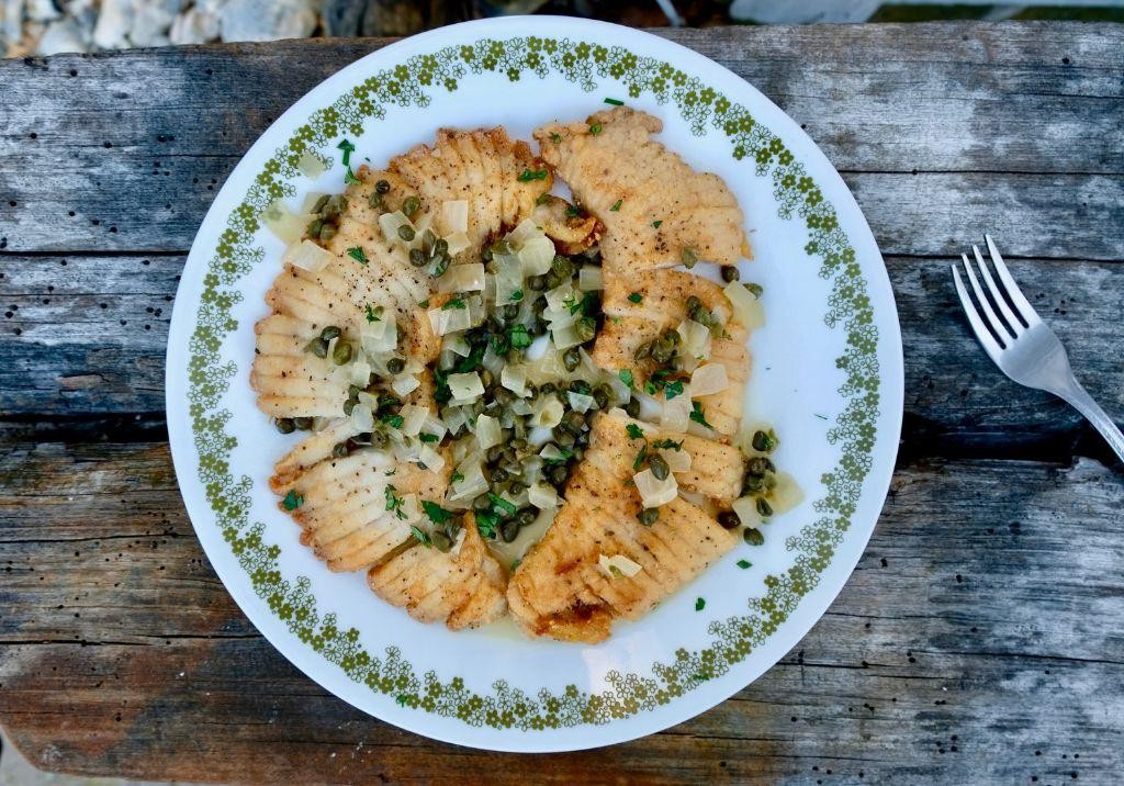 Skate Wing Ceviche with Citrus Dressing