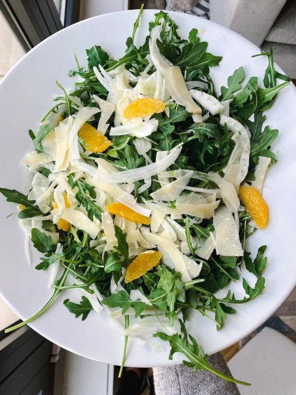 Skate Wing Salad with Arugula and Citrus Vinaigrette