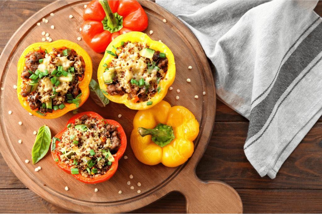 Skinless Longanisa Stuffed Bell Peppers