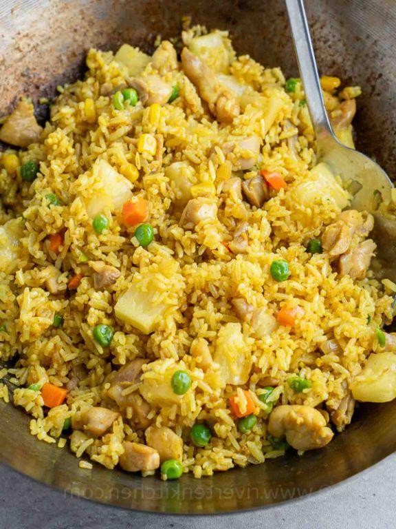 Skinless Longanisa and Pineapple Fried Rice