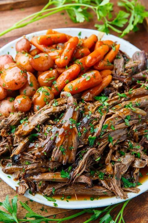 Slow Cooker Balsamic Glazed Steak