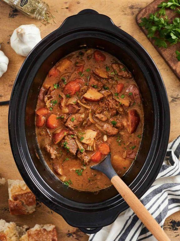 Slow Cooker Beef Stew with Better Than Bouillon Base