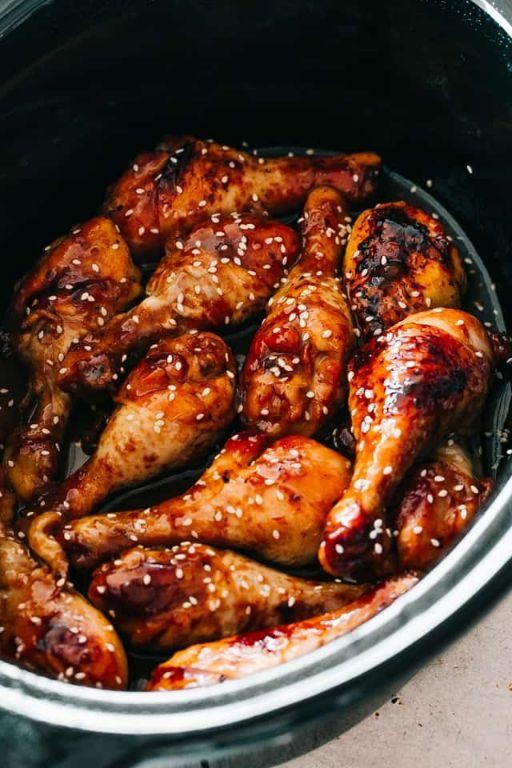 Slow Cooker Brown Sugar Chicken Drumsticks
