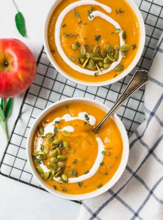 Slow Cooker Butternut Squash Soup