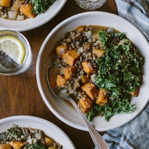Slow Cooker Butternut Squash Stew