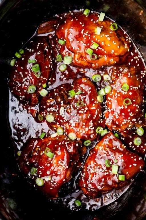 Slow Cooker Chicken Breast with Soy Sauce and Honey