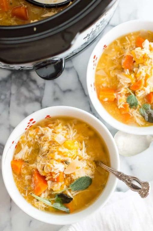 Slow Cooker Chicken and Butternut Squash Stew