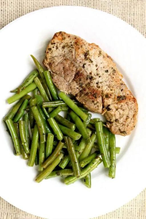 Slow Cooker Garlic Herb Pork Steak