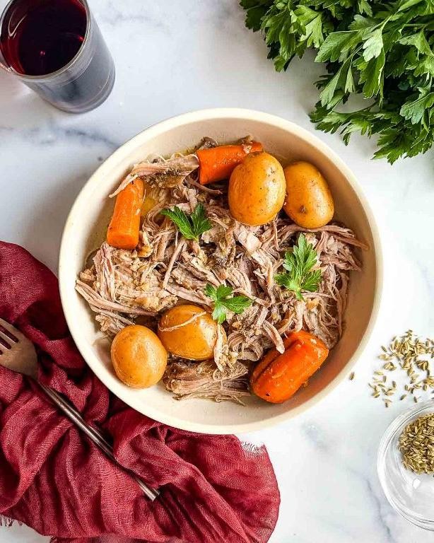 Slow Cooker Italian Herb Pork Steak