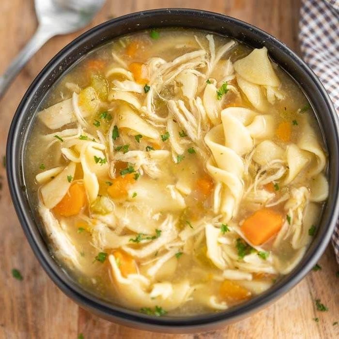 Slow Cooker Panera Chicken Noodle Soup