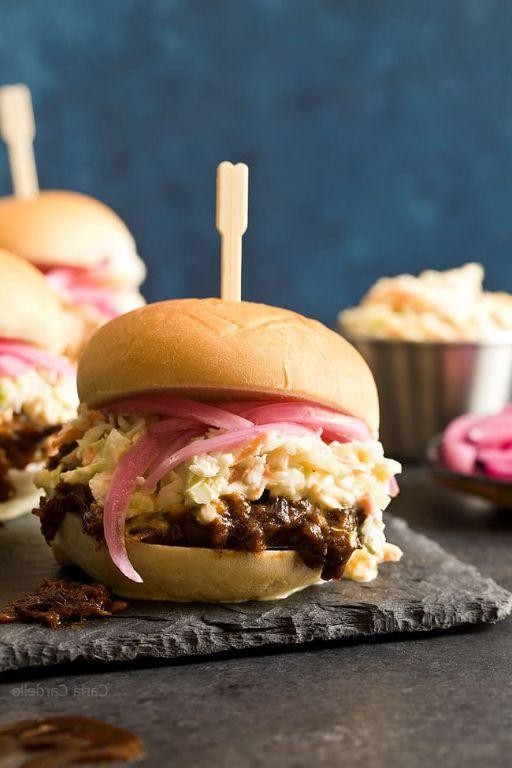 Slow Cooker Steak and Onion Jam Sliders