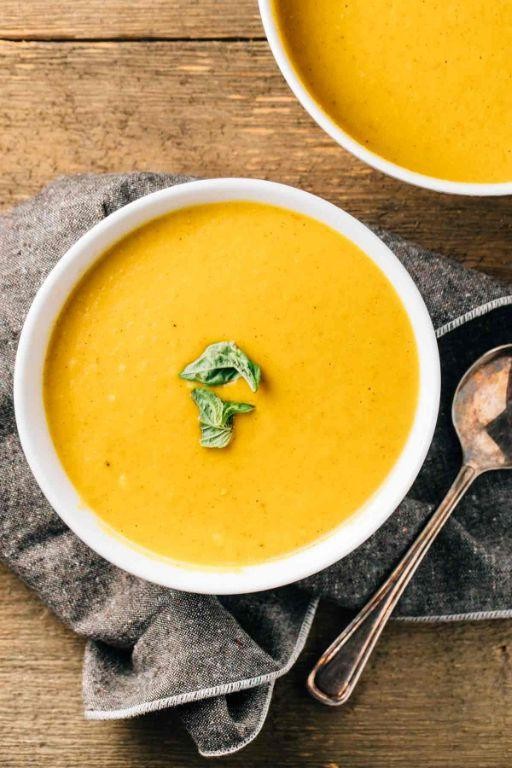Slow Cooker Sweet Potato and Coconut Soup