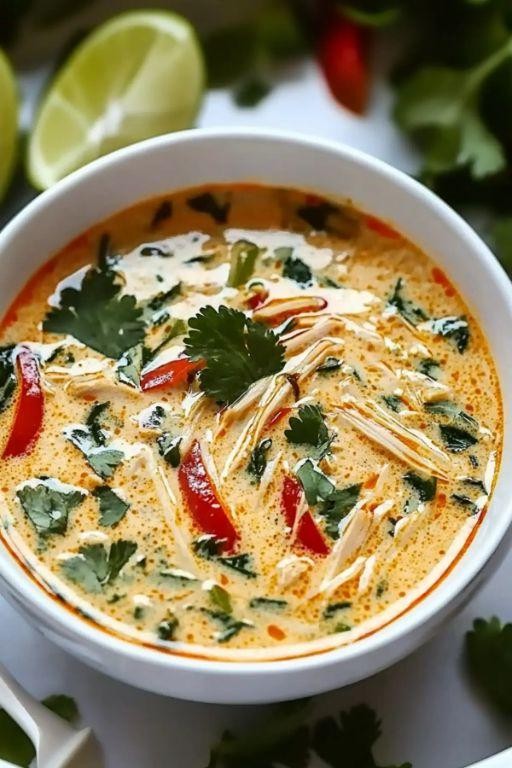 Slow Cooker Thai Coconut Soup