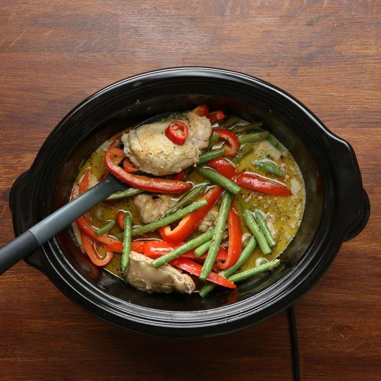 Slow Cooker Thai Green Curry Chicken