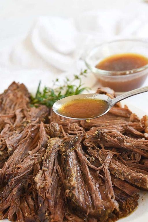 Slow Cooker Tri Tip Steak with BBQ Glaze