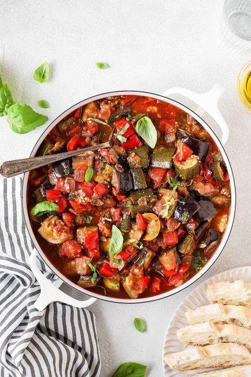 Slow Cooker Vegan Ratatouille