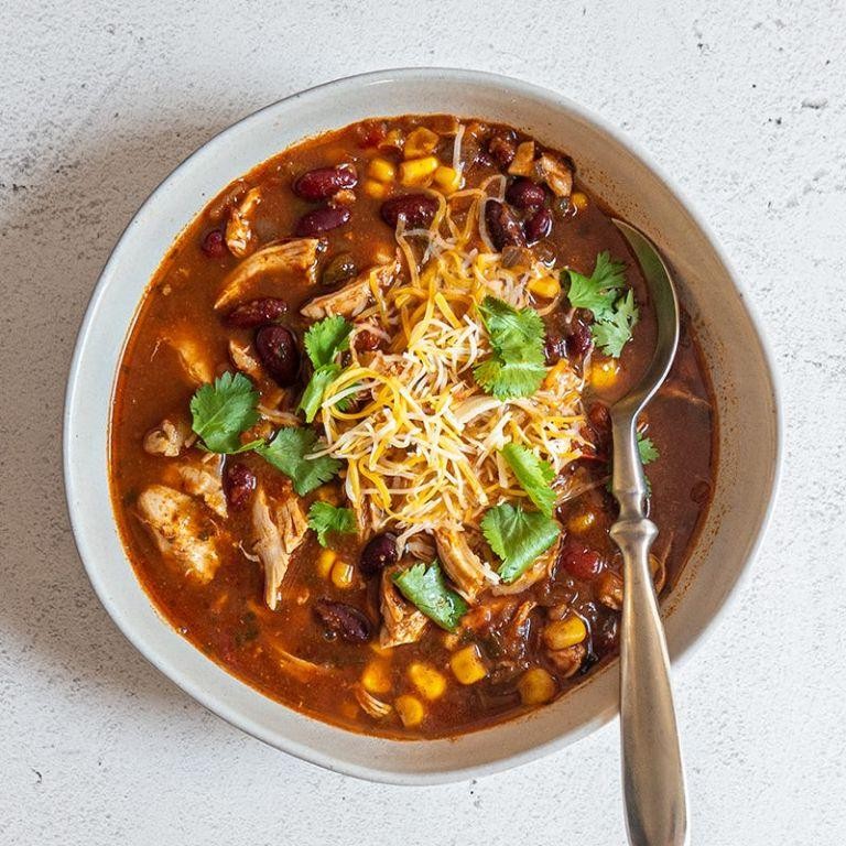 Slow Cooker Weight Watchers Chicken Tortilla Soup