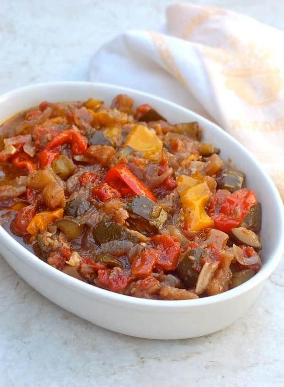 Slow Cooker Weight Watchers Vegetable Ratatouille