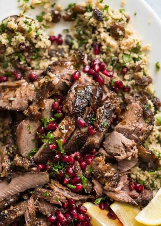 Slow-Cooked Lamb Shawarma with Garlic Yogurt