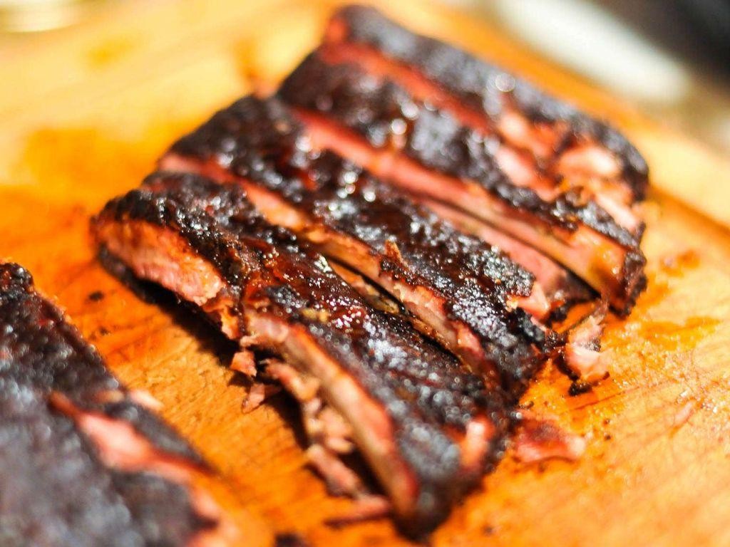 Slow-Grilled Ribs with Coffee Rub