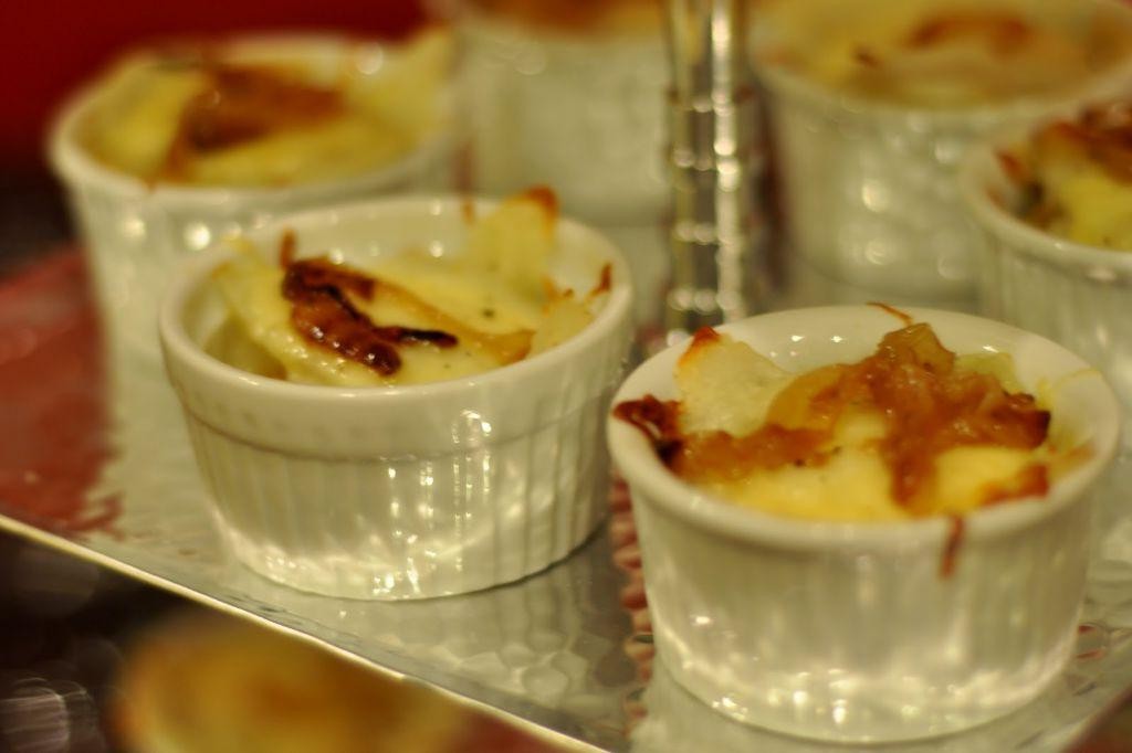 Smoked Gouda Funeral Potatoes with Caramelized Onions