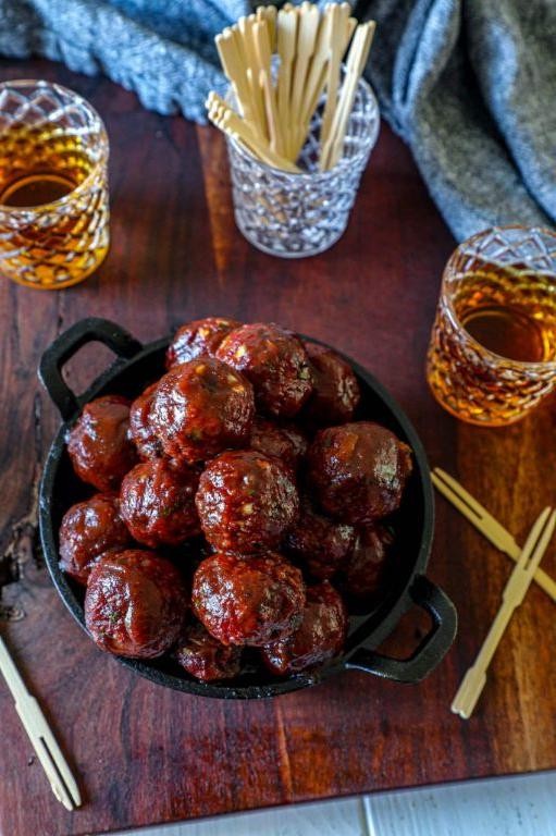 Smoked Gouda and Bison Meatballs