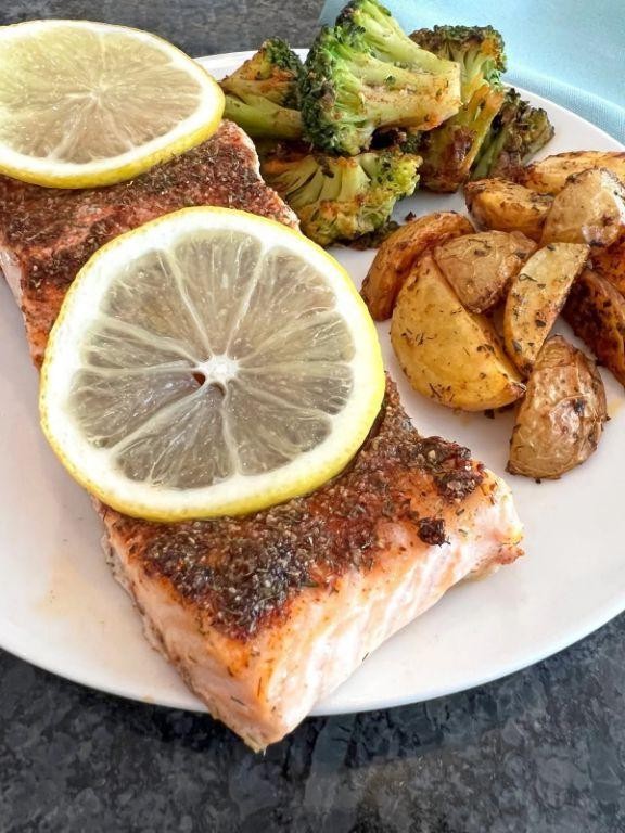 Smoked Paprika and Dill Salmon