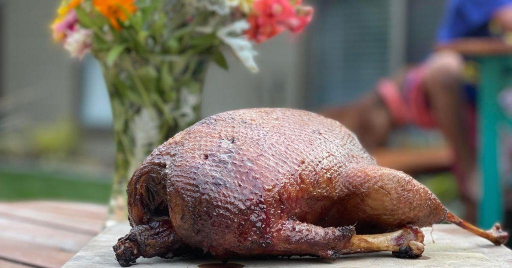 Smoked Snow Goose with Hickory and Maple