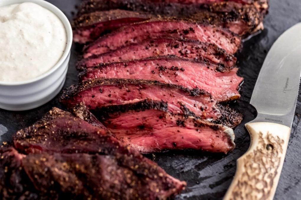 Smoked Tri Tip Steak with Coffee Rub
