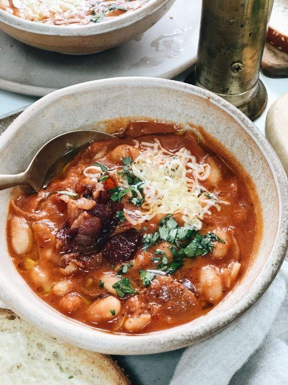 Smoky Bacon and Bean Soup