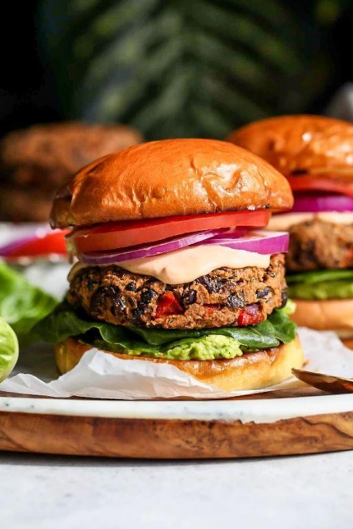 Smoky Chipotle Black Bean Veggie Patty