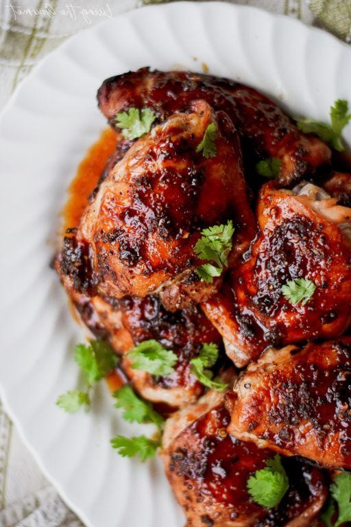 Smoky Molasses BBQ Chicken Thighs
