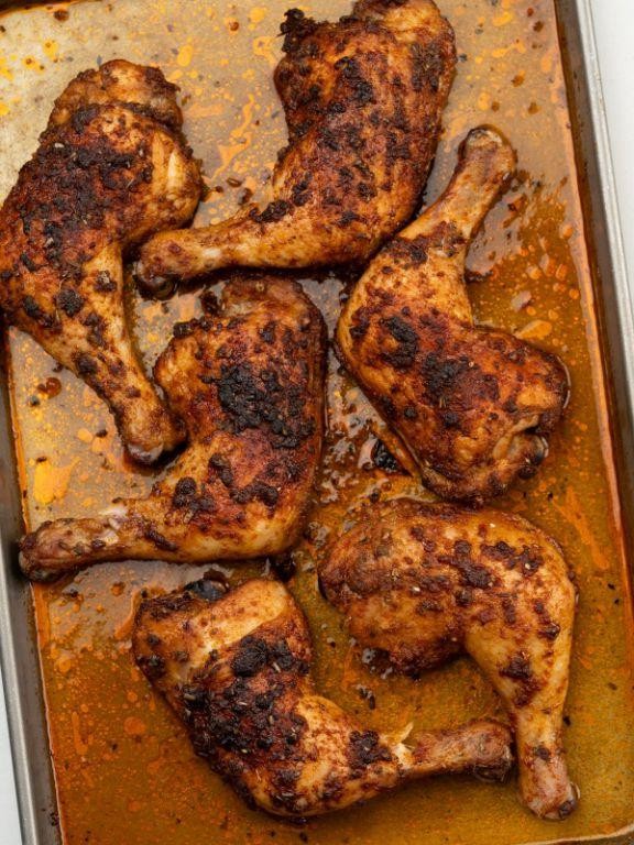 Smoky Paprika Baked Chicken Leg Quarters