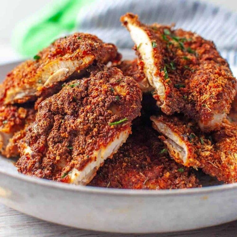 Smoky Paprika Fried Chicken Thighs