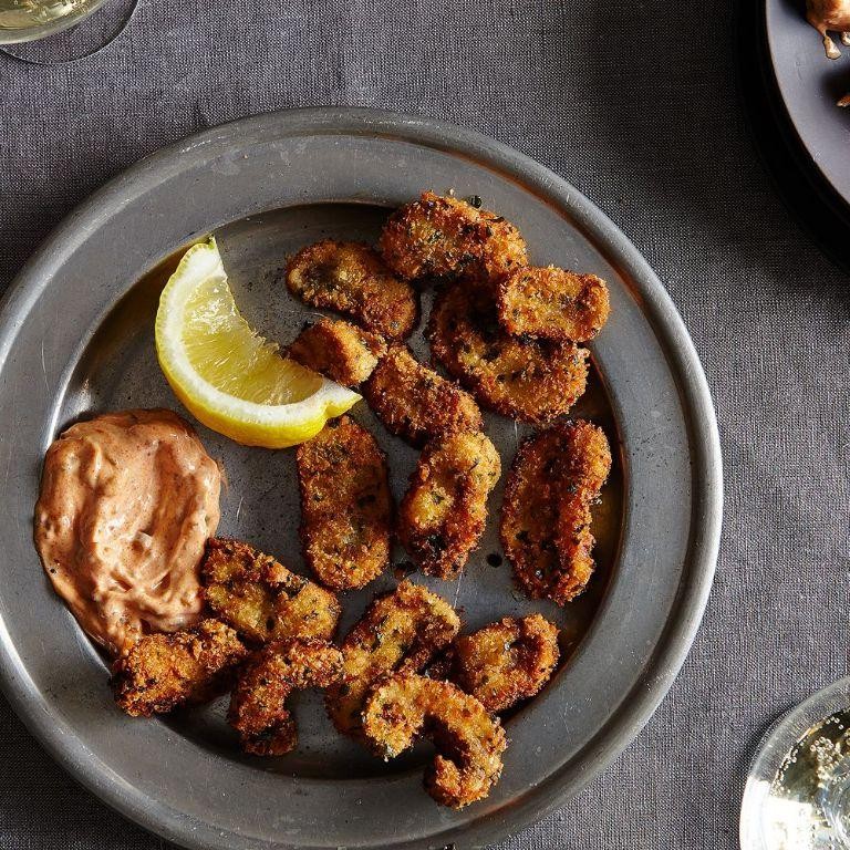 Smoky Paprika Fried Mushrooms